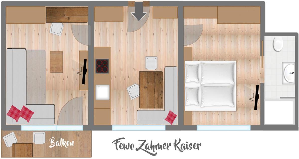 Bio-Bauernhof Bachangerhof Kössen Kültér fotó